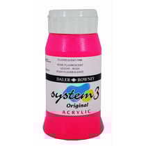 Acrylique System 3 - 500ml - Daler Rowney - Rose fluo