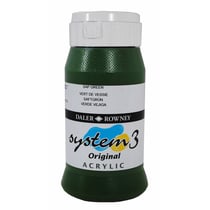 Acrylique System 3 - 500ml Daler Rowney - Vert de vessie