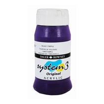 Acrylique System 3 - 500ml Daler Rowney - Pourpre de velours