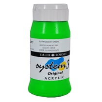 Acrylique System 3 - 500ml Daler Rowney - Vert Fluorescent