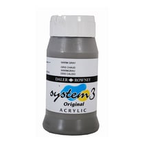 Acrylique System 3 - 500ml Daler Rowney - Gris chaud