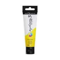 Tube 59 ml de peinture acrylique Daler Rowney - System 3 - Jaune Fluorescent