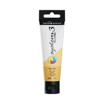 Tube 59 ml de peinture acrylique Daler Rowney - System 3 - Jaune de Naples