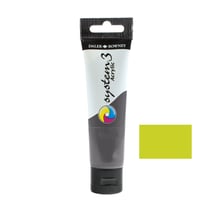 Tube 59 ml de peinture acrylique Daler Rowney - System 3 - Vert Fluorescent