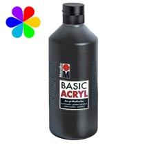 Acrycolor - noir - 500ml