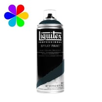 Bombe de peinture Liquitex Professionel Spray Paint 400 ml - noir transparent - n°0260