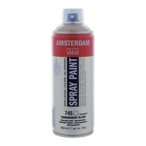 Bombe de peinture Amsterdam - 400ml - Noir transparent