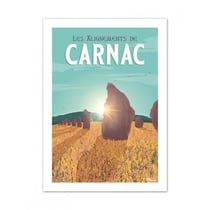 Affiche 50x70  «Carnac, les alignements»