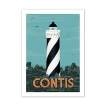 Affiche 50x70  «contis, le phare»