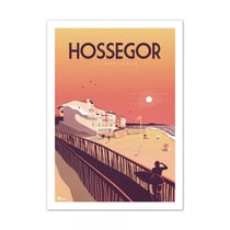 Affiche 50x70 «HOSSEGOR,La centrale»