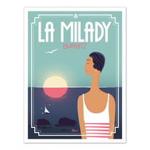 Affiche 50x70 "la milady"
