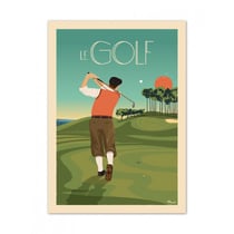 Affiche 50x70  «Le golf»