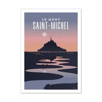 Affiche 50x70 "mont st michel"