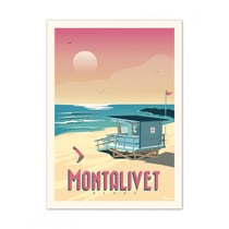 Affiche 50x70 "montalivet"