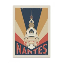 Affiche 50x70 « nantes, la tour lu»