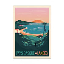 Affiche 50x70 "PB et Landes "