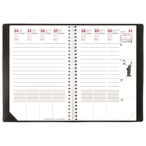 Agenda civil semainier 2021 - Time&Life Pocket - 10 x 15 cm - Quo Vadis - Noir