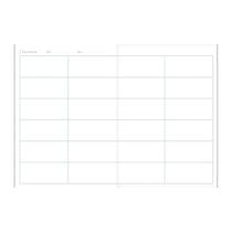 Agenda de bord enseignant - Format A4 21 x 29.7 cm - Non millésimé - Clairefontaine - 72 pages