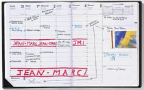 Agenda Universitaire Club rouge cerise