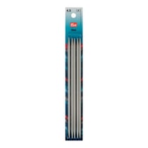 5 Aiguilles à tricoter n°4,5 - aluminium - 20 cm