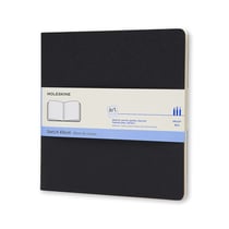 Carnet croquis - 19 x 19 cm - Moleskine - 88 pages unies - Noir