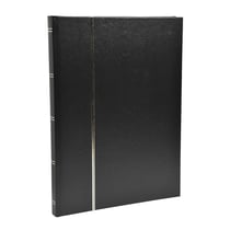 Albums timbres Simili cuir noir - 32 pages - 22.5x30.5cm