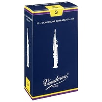 Vandoren Traditional 3 - Anche pour saxophone soprano - pack de 10