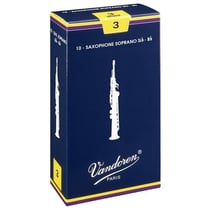 Vandoren Traditional 4 - Anche pour saxophone soprano - pack de 10