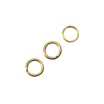 ANNEAU DORE x 25, 7MM D 7 MM D