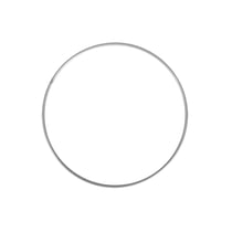 Anneau en métal - 15 cm de diamètre - Argent