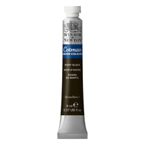 Aquarelle Cotman Winsor & Newton - 8ml - Noir ivoire 331