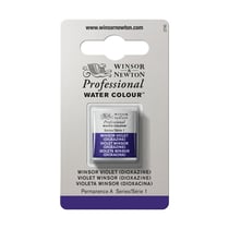1/2 godet - Peinture aquarelle Winsor & Newton - Violet Winsor n°733 - Extra fine - Transparent
