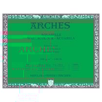 Bloc de feuilles aquarelle Arches grain fin - 20x26 cm - 300 g