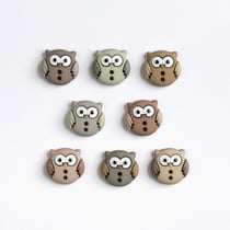 Lot boutons - chouettes