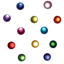 Lot boutons - pois acidulés