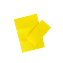 Set 2 feuilles feutrines jaunes - Créalia