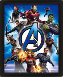 Avengers Cadre 3D Lenticulaire Endgame Avengers