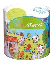 Tampons ergonomiques Aladine - Baby stamp ferme - 4 pièces + 1 encreur
