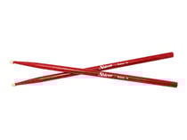 Paire de baguettes Tear Drop 7A en noyer - Rouge - Shiver