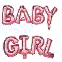 Ballons lettres - Baby Girl
