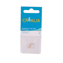 2 bélières à decorer  Créalia - Doré