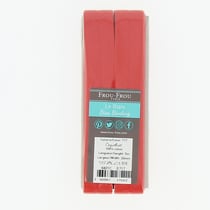 Ruban biais - 5 m - Uni Coquelicot