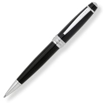 Stylo bille - Bailey Laque Noire - Pointe moyenne - Cross