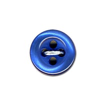 Bouton - bleu roy - 11 mm