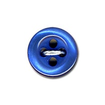 Bouton - bleu oyal - 9mm