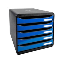 Big-box plus Classic à 5 tiroirs - Bleu - Exacompta