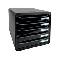 Big-box plus Classic à 5 tiroirs - Noir - Exacompta