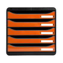 Big-box plus Classic à 5 tiroirs - Orange - Exacompta