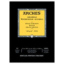 ARCHES® Aquarelle Grain torchon 185g - A4 - 15 feuilles
