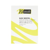Bloc bristol 20 feuilles A4 205g/m² - Monali